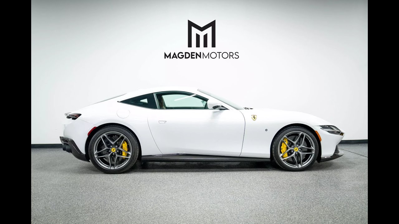 2022 Ferrari Roma In Bianco Cervino For Sale