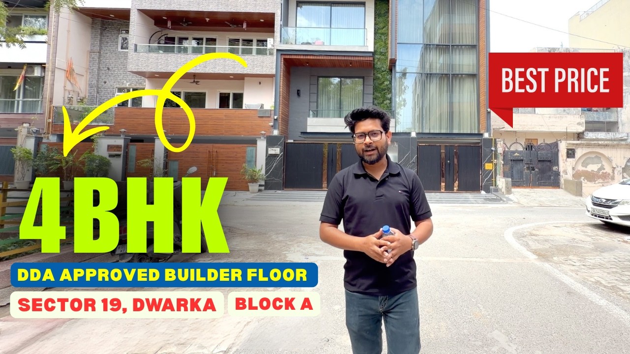 DDA Approved ✅ Builder Floors in Dwarka ~ 210 sq.yd | A Block | Sector 19, Dwarka Delhi #housetour
