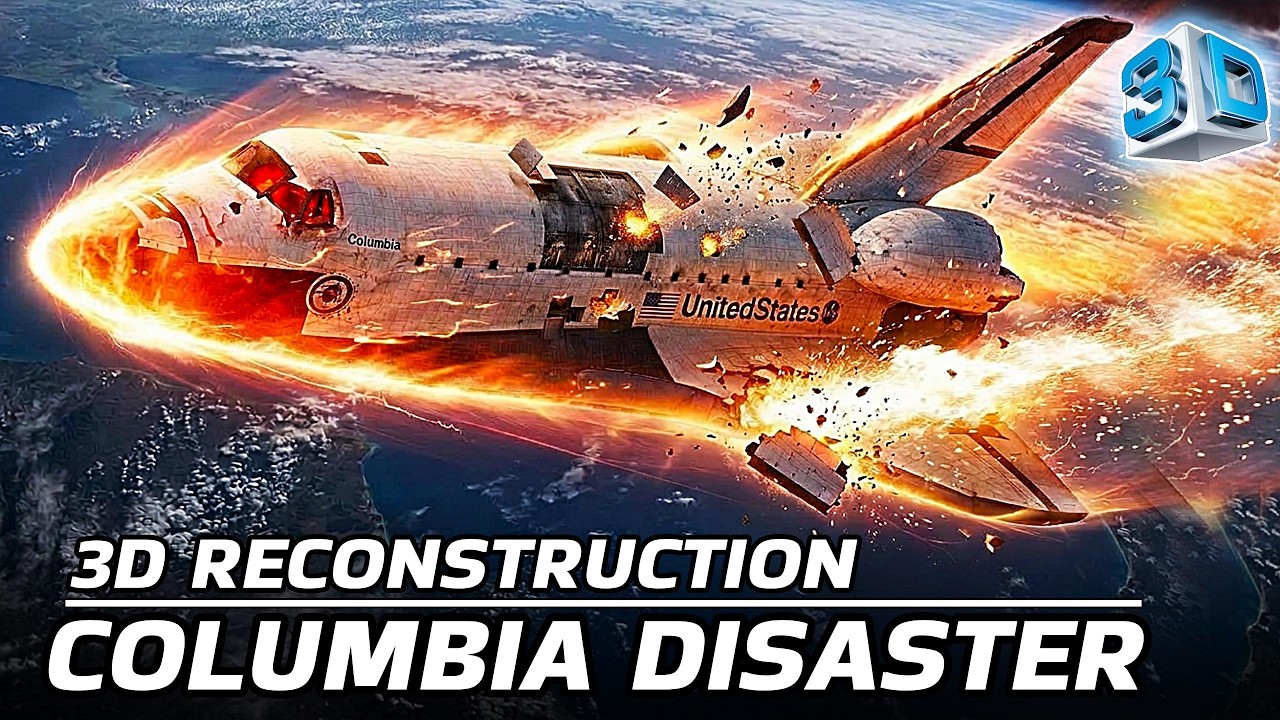 3D Reconstruction of the Space Shuttle Columbia Disaster (STS 107).
