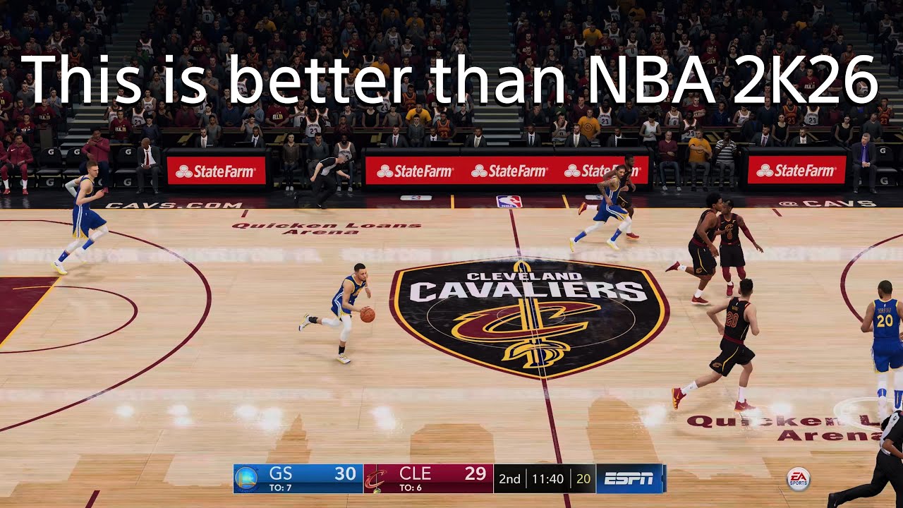 NBA LIVE 26 Warriors vs Cavs 2nd Qrt Highlights