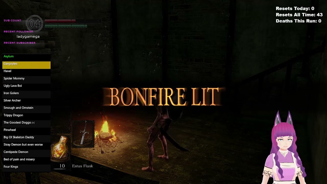 Dark Souls Remastered Deathless (Any% Glitchless, No summons)