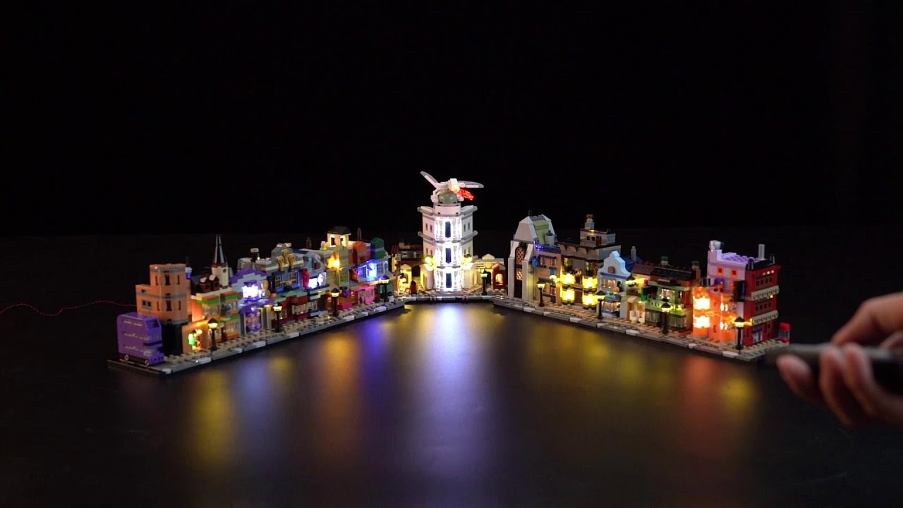 BrickBling Light Kit for LEGO Harry Potter Diagon Alley&trade; Wizarding Shops 76444