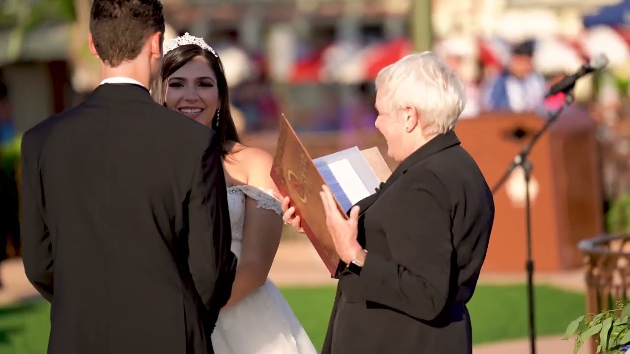 A magical Vow Renewal Ceremony inside the Magic Kingdom!