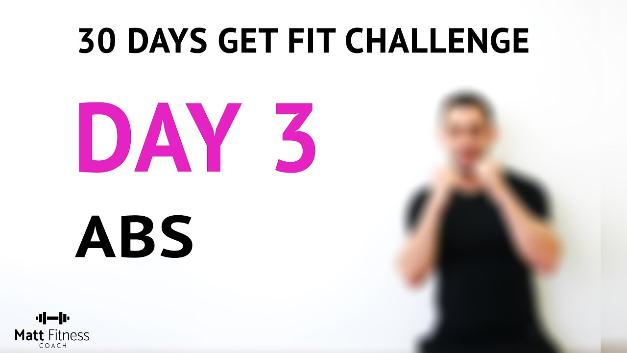 DAY 3 - 30 Days Get Fit Challenge 13 minutes ABS // Sculpt your Abs and Core Home Workout