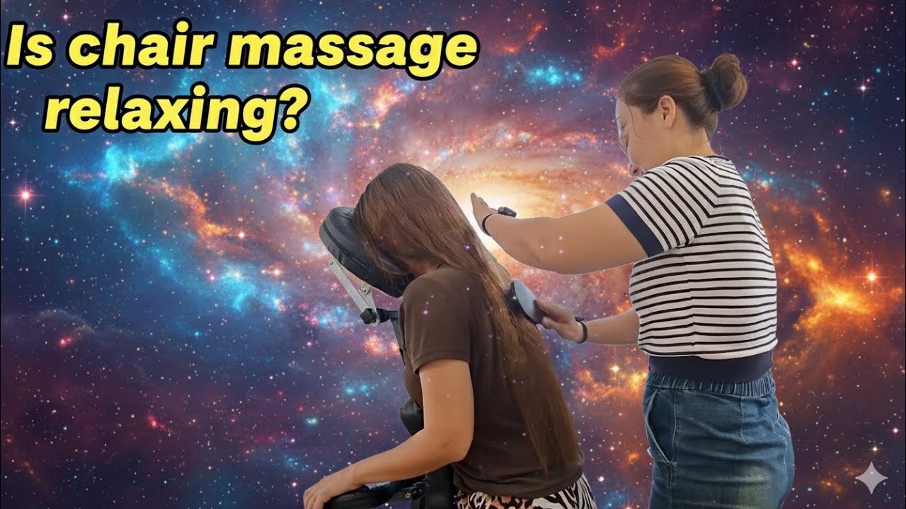 👑 FROM LADY ANITA | Chair Back/Neck Massage ASMR | Quick Relaxation 🪑