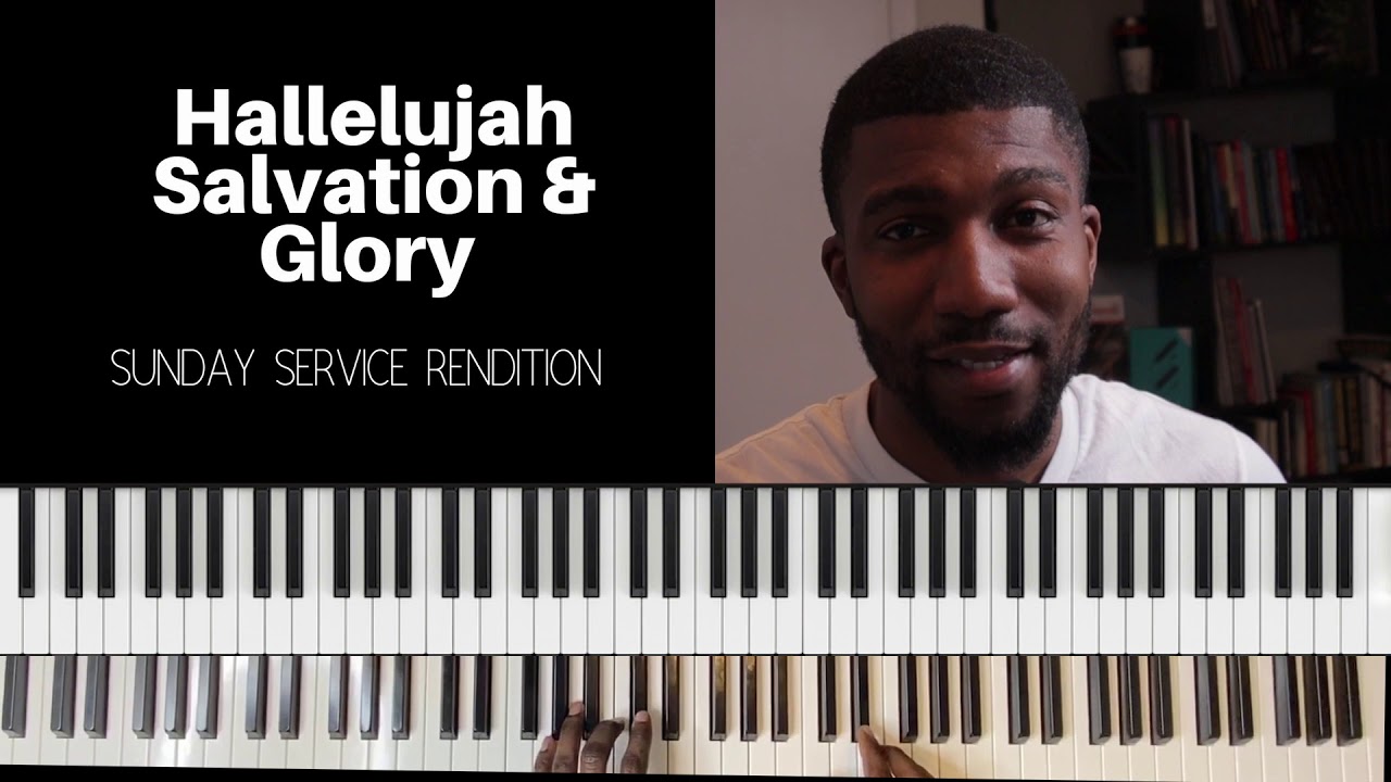 Hallelujah Salvation & Glory || Sunday Service || Piano Tutorial
