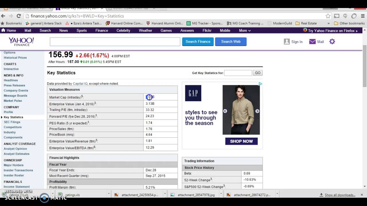 3 Statement Financial Modeling - Weighted Average Cost of Capital