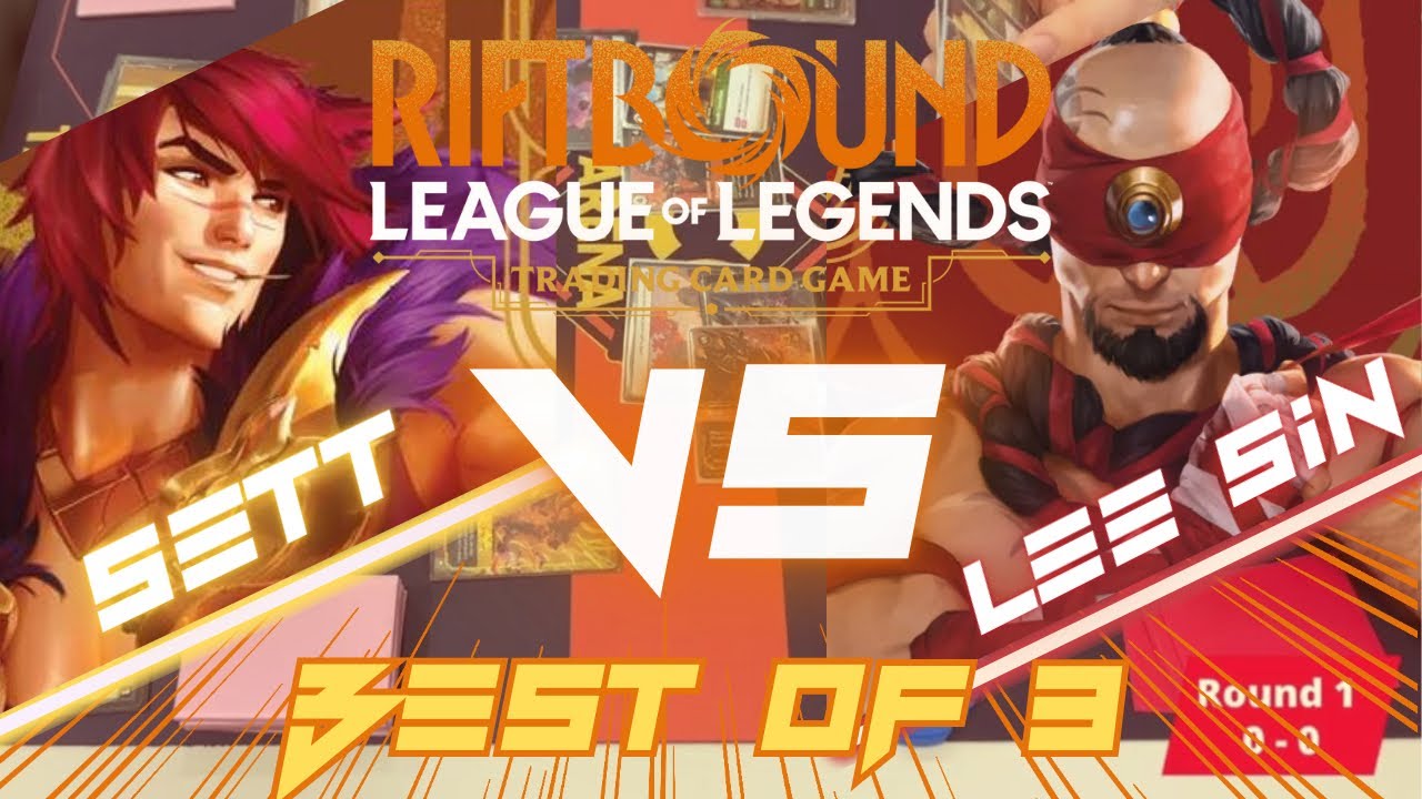 Sett VS Lee Sin - Riftbound TCG - Nexus Night BO3