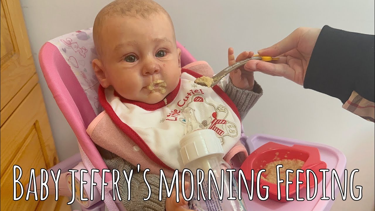Relaxing Morning Routine With A 3 Months Old🧸 Feeding Jeffry Cereal + Morning Walk At The Forest🌳