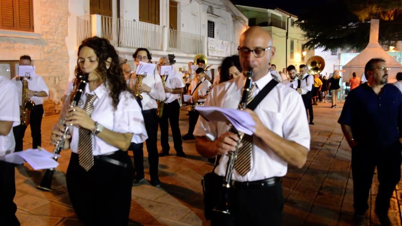 Banda di Cassano delle Murge - Marcia Cip e Ciop - Festa della Madonna degli Angeli 4/8/23 Cassano M