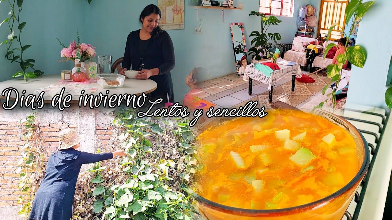 Tareas sencillas|Receta casera y plantas🌱#hogaracogedor #vidaenmexico #vidalenta #cozyhome