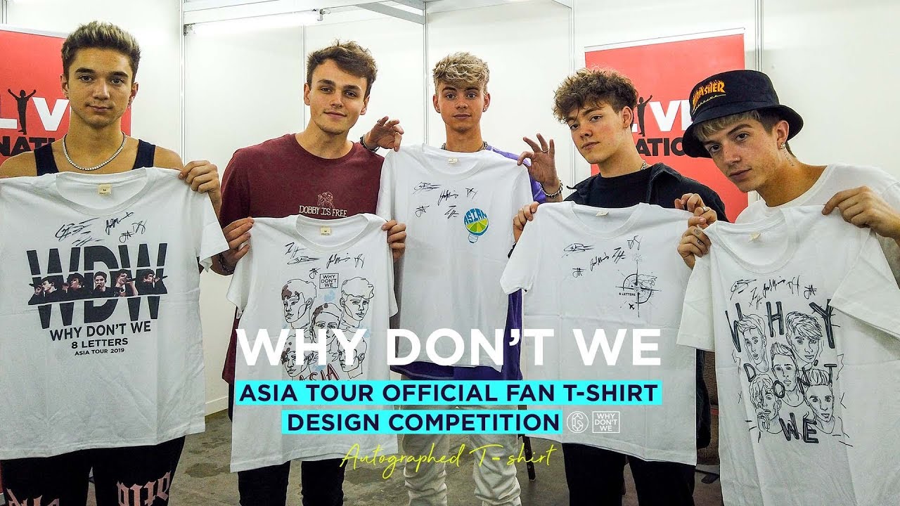 Why Don't We T-shirt Design Competition