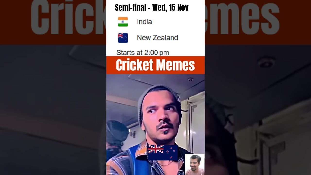 India vs New Zealand Semi Final 2023 Memes #shorts #cricket
