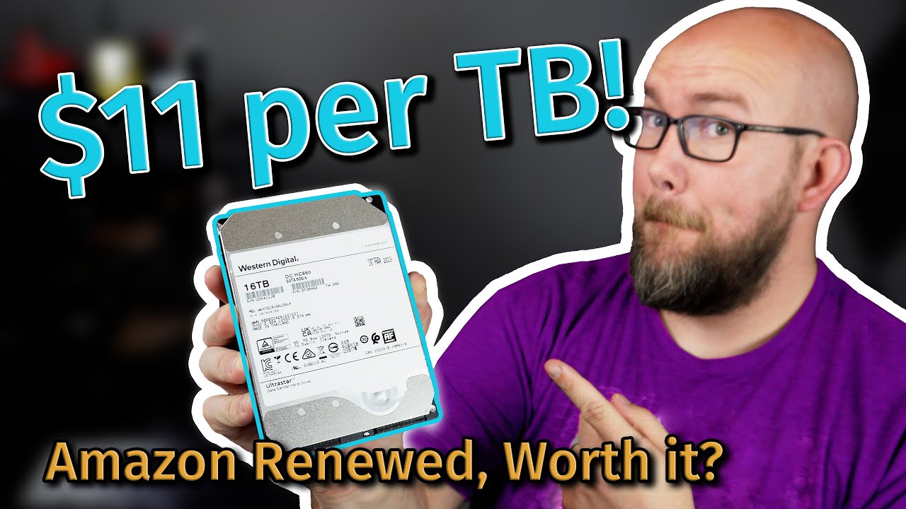 Is an Amazon Renewed 16TB HDD worth it?