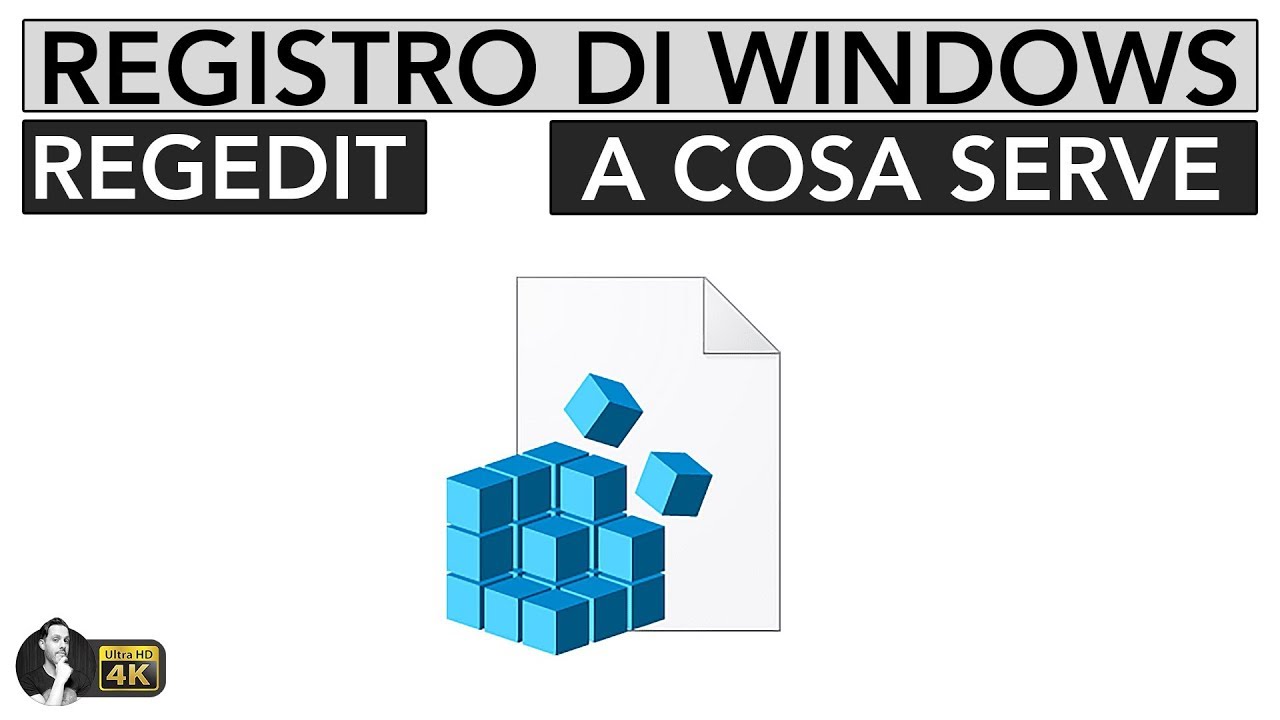 REGISTRO DI WINDOWS | REGEDIT | COS'È E A COSA SERVE