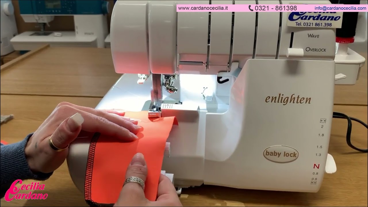 Tutorial Tagliacuci Babylock Enlighten 2 BLE3ATW-2