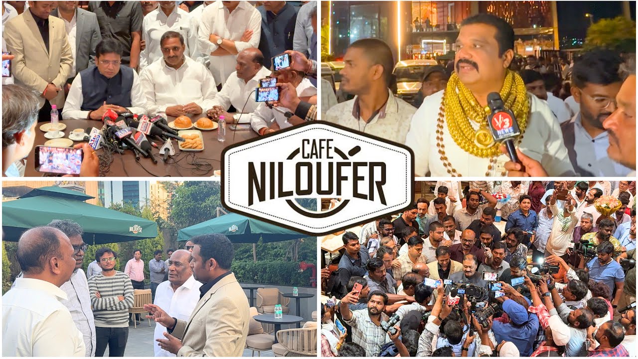 Niloufer Cafe Hitech City GRAND OPENING | Full Interior Details & Public Rush!