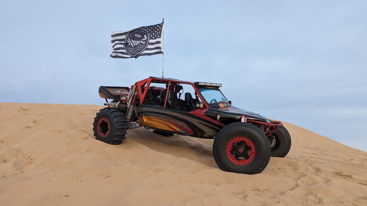 Testing the Twin Turbo V8 Sandrail at GLAMIS!