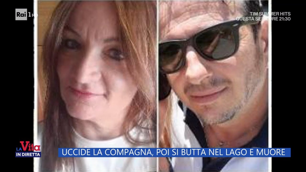 Uccide la compagna, poi si butta nel lago e muore - La Vita in diretta 27/06/2025