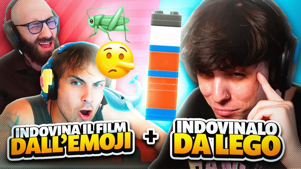INDOVINA IL FILM DISNEY DALL'EMOJI + INDOVINALO DA LEGO!!! con Blur & Marza