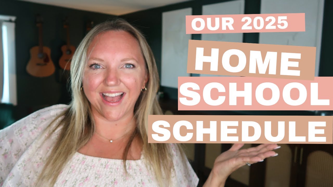 OUR 2025-2026 HOMESCHOOL SCHEDULE || PRESCHOOL - HIGH SCHOOL ||BACK TO HOMESCHOOL WEEK!