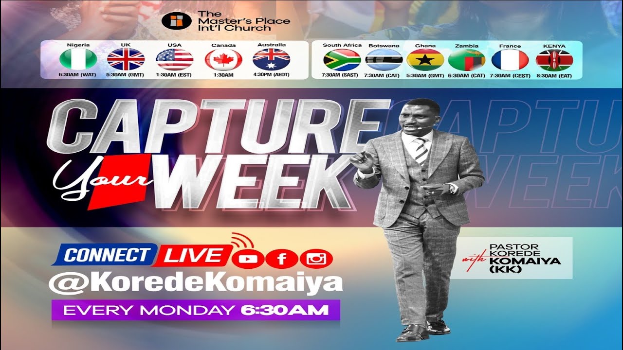 Capture Your Week With Pastor Korede Komaiya || 22-09-2025