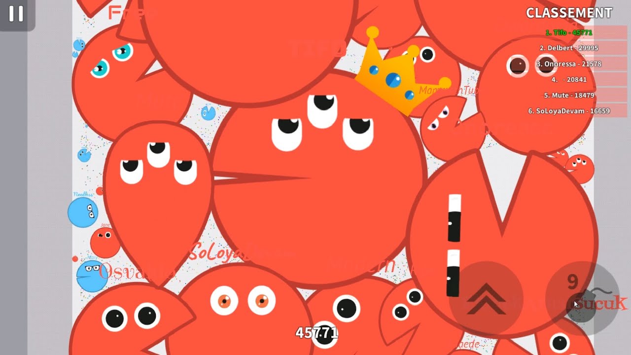 Soul.io - Biggest Pacman (World Record) Map Control: 100.00% [Team]