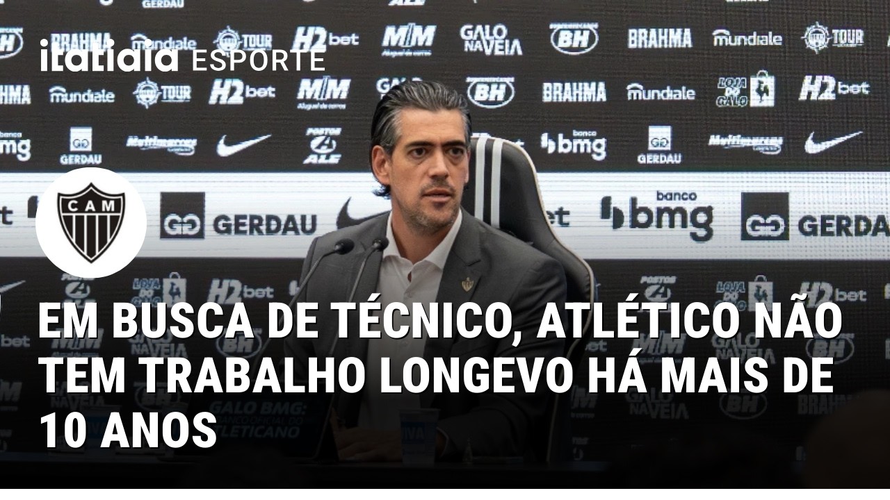 EM BUSCA DE TÉCNICO, ATLÉTICO NÃO TEM TRABALHO LONGEVO HÁ MAIS DE 10 ANOS