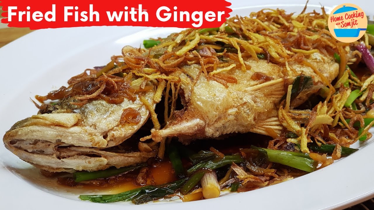 Yummy Crispy Fried Fish with Ginger and Soy Sauce in 15 Mins