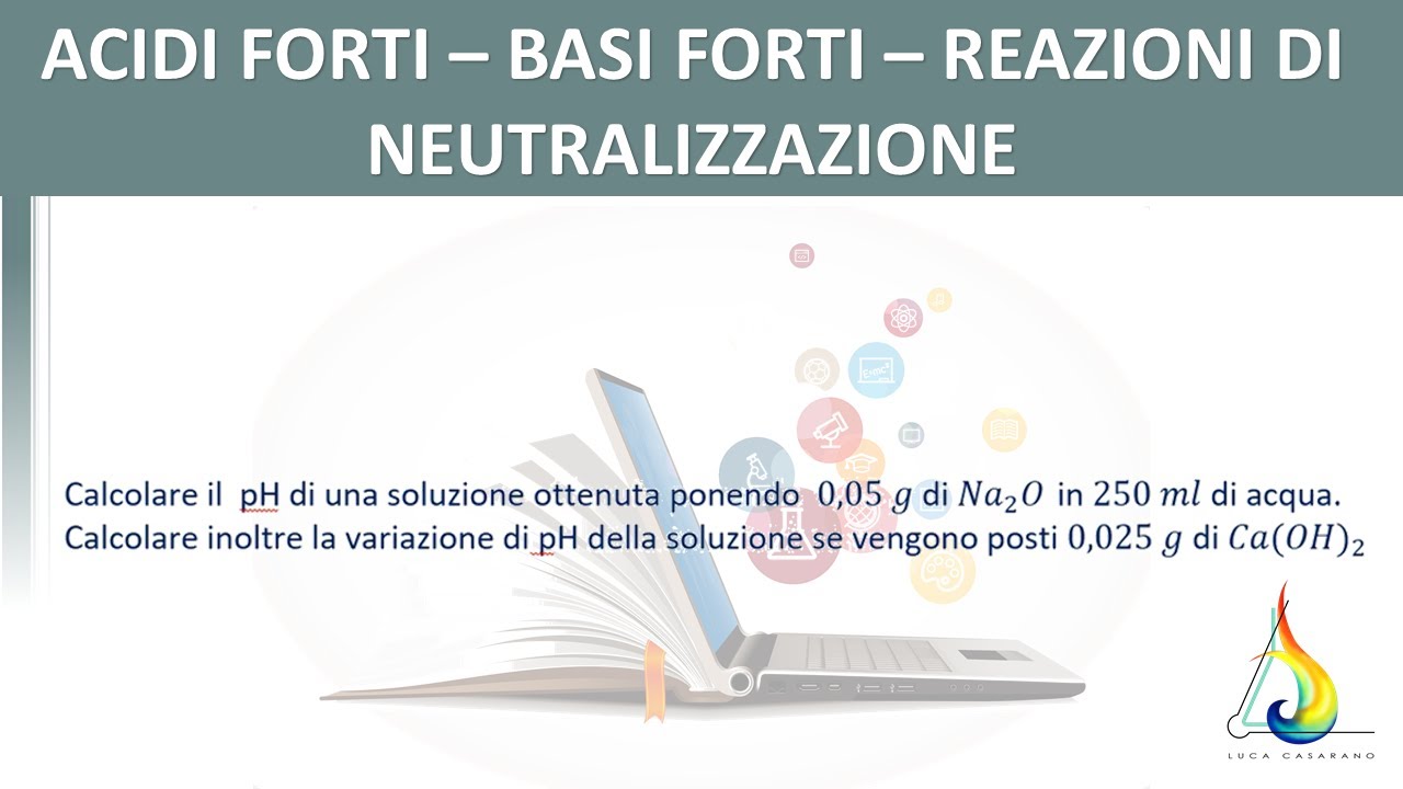 Basi Forti, Acidi forti e reazioni di neutralizzazione 1 - Esercizi di STECHIOMETRIA commentati