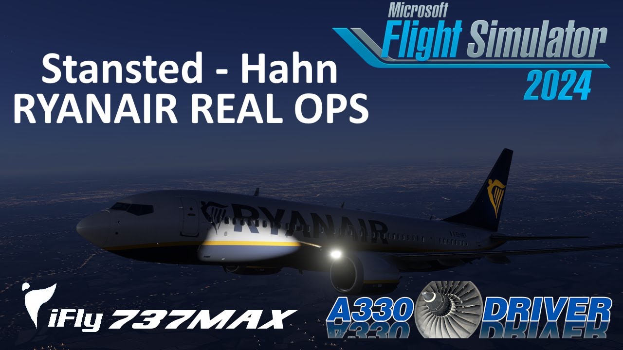 ⚠️ ATC RADIO FAILURE in a STORM! Ryanair 737 MAX from Stansted to Hahn | MSFS 2024 | Real 737 Pilot