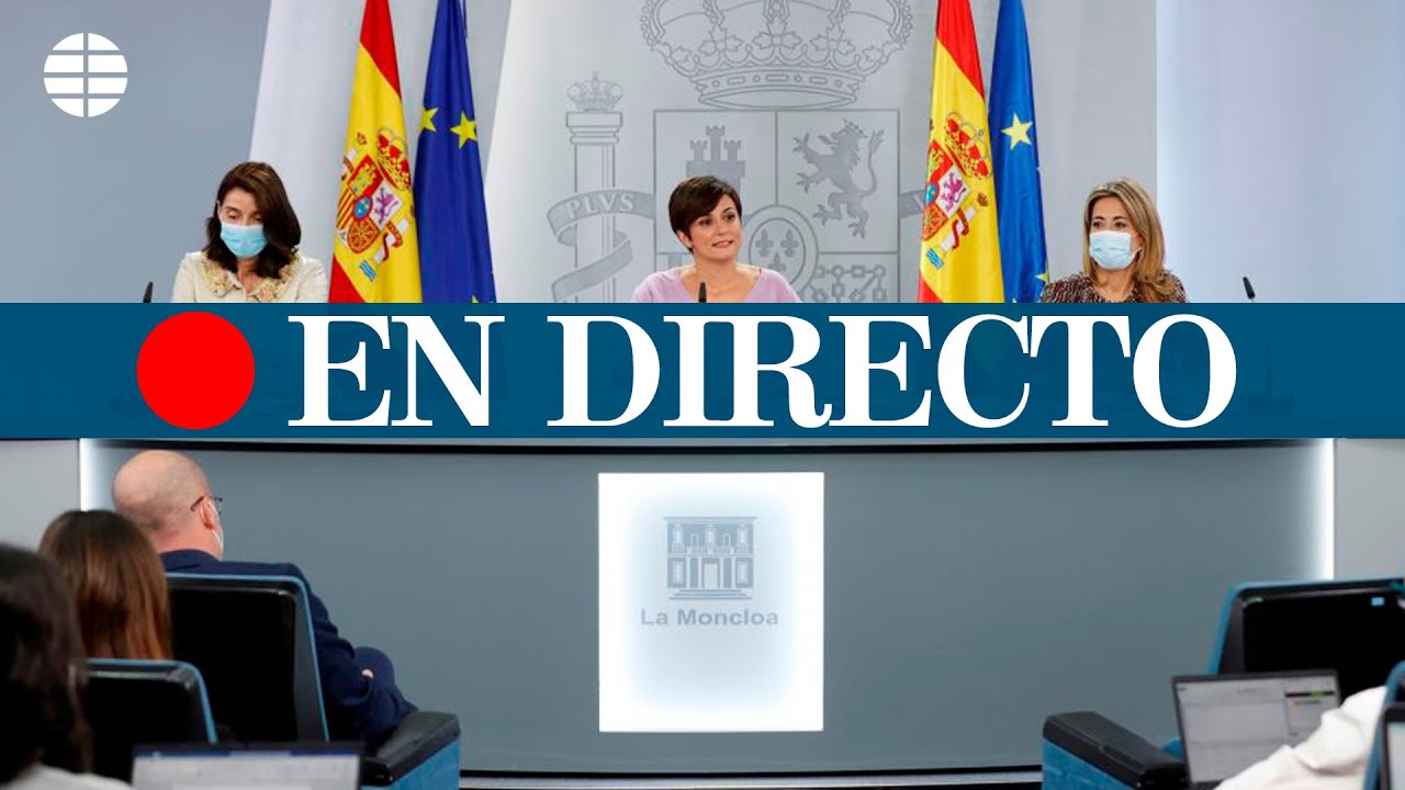 DIRECTO LA MONCLOA | Rueda de prensa posterior al Consejo de Ministros