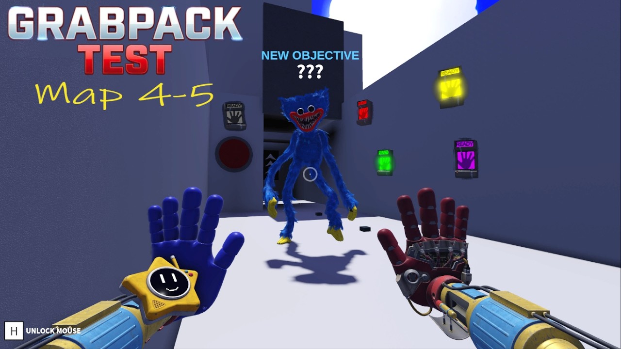 Grabpack Test Map Chapter 4 - 5 (New Update) Gameplay walkthrough.