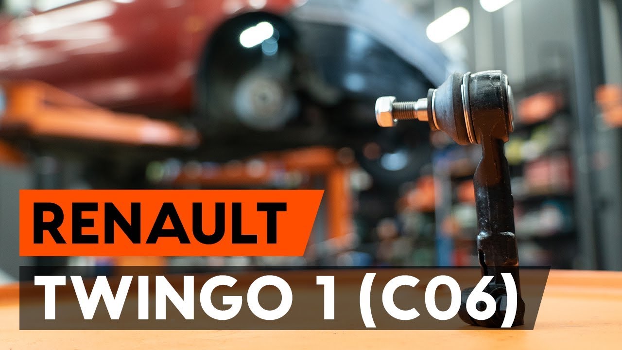 Hoe een stuurkogel vervangen op een RENAULT TWINGO 1 (C06) [AUTODOC-TUTORIAL]