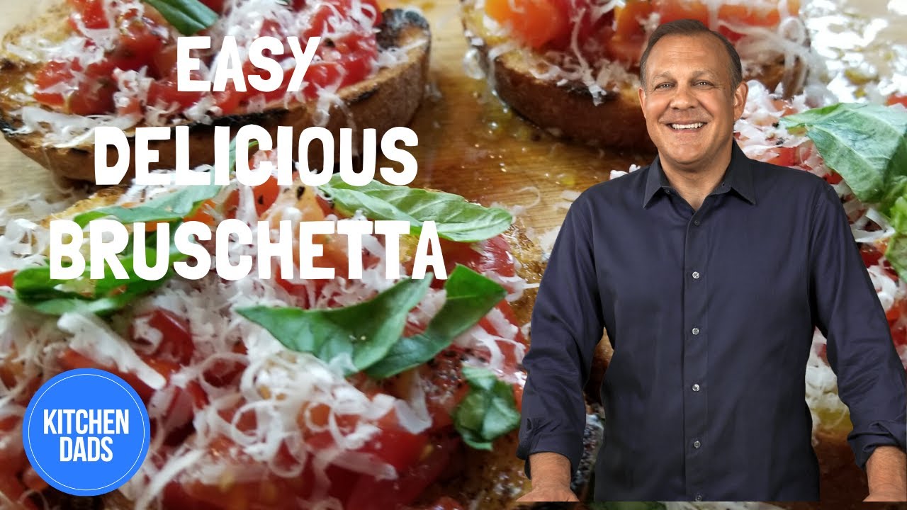 Easy Bruschetta Recipe with Cherry Tomatoes