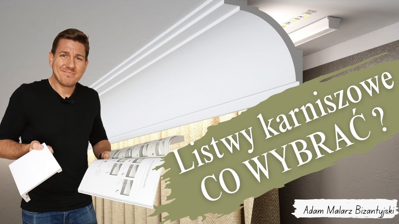 LISTWY KARNISZOWE - CO WYBRAĆ ? Jakiego rodzaju wybrać listwę karniszową i jak ją zamontować.
