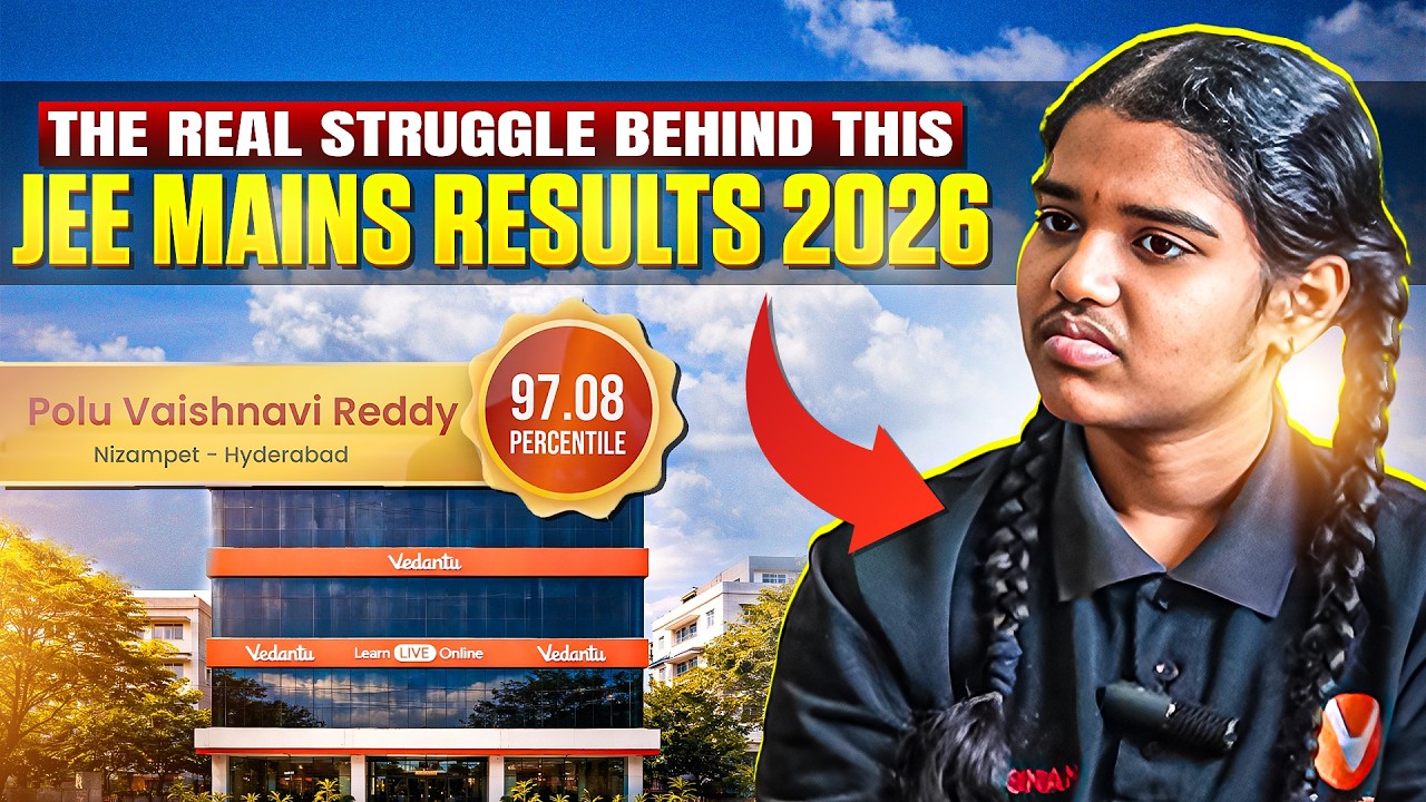 Polu V Reddy Got 97.08%ile Know How VLC Helped Her | Vedantu JEE English