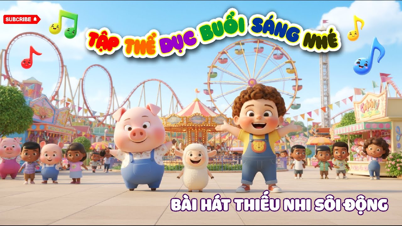 Tập Thể Dục Buổi Sáng Nhé - Nhạc Thiếu Nhi Sôi Động Cho Bé | UNNU KIDS