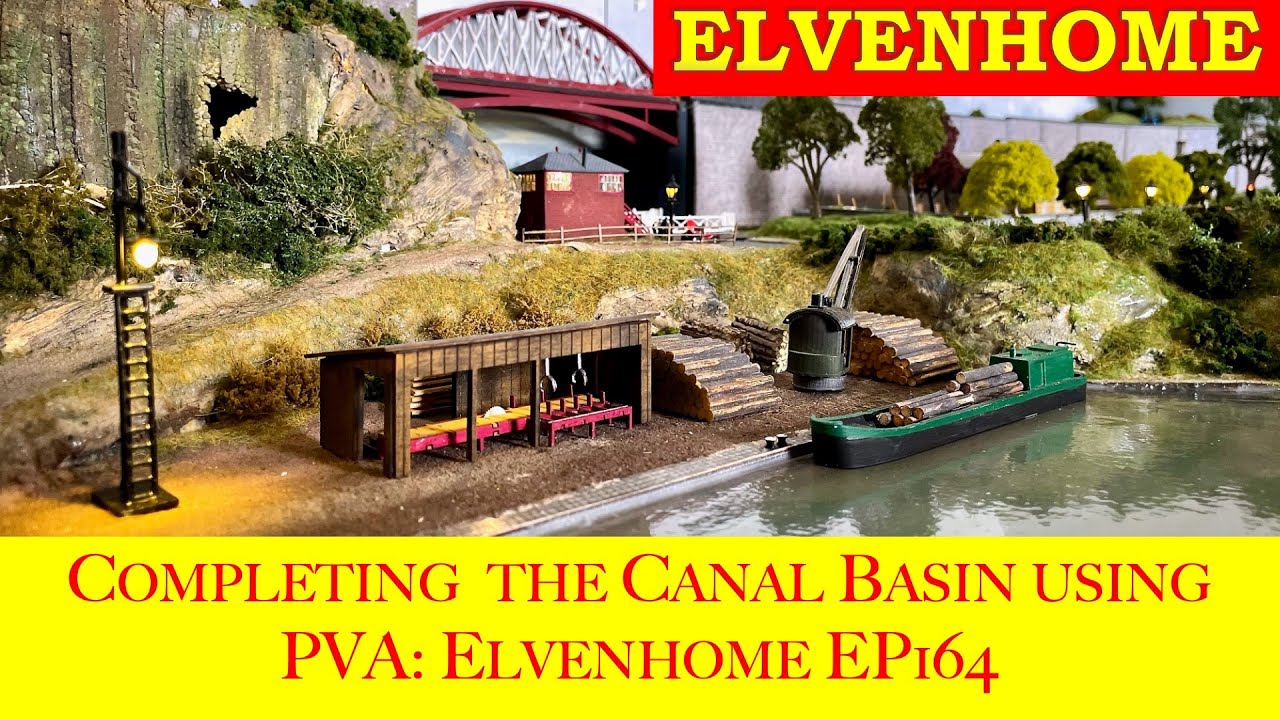 Building the Canal Basin - completing with PVA: Elvenhome 164