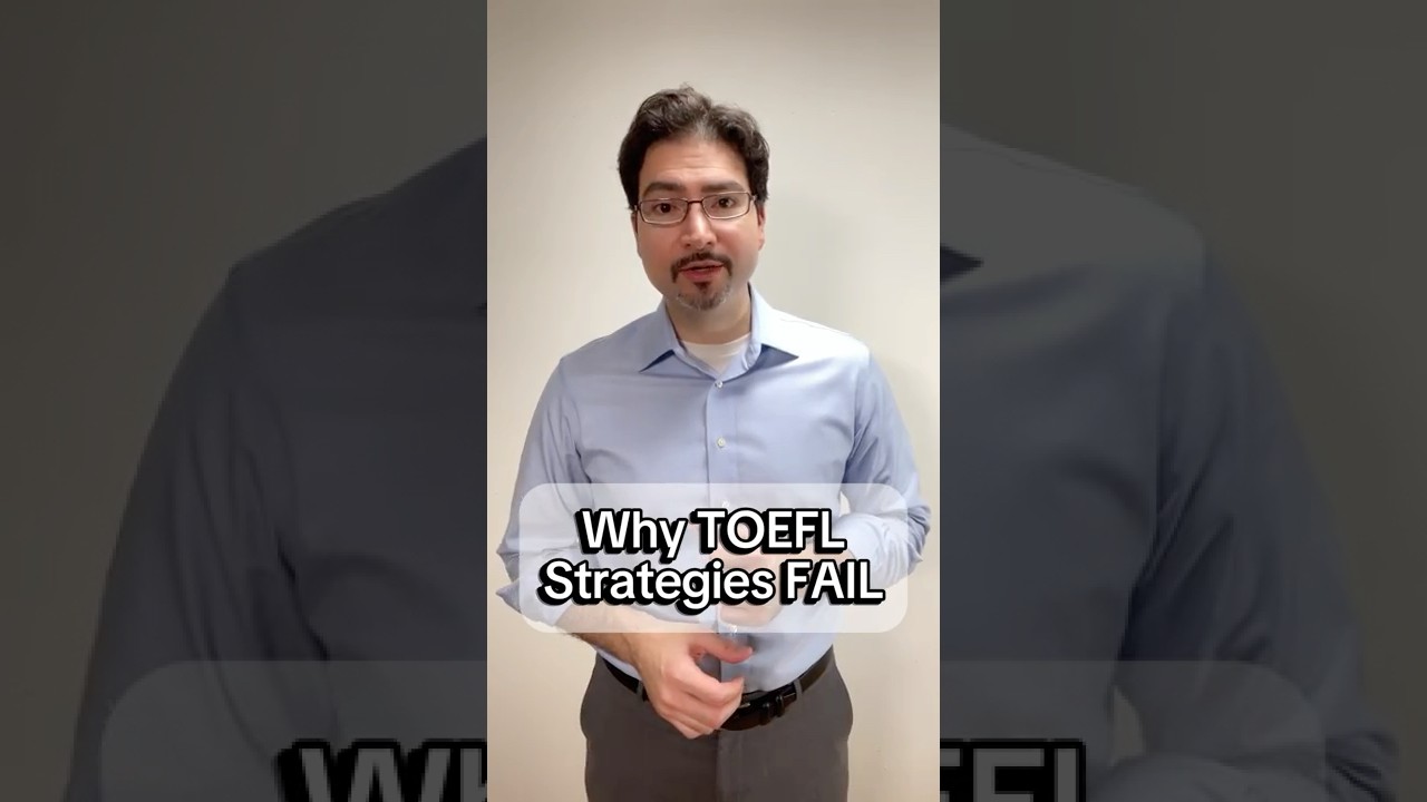 😞 Почему стратегии TOEFL НЕ работают. 