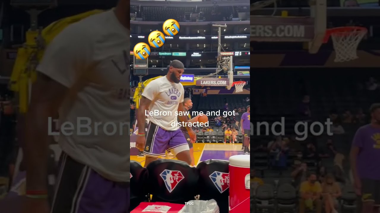 LeBron James Misses a Shot in Warmups and Gets BIG MAD 🤬