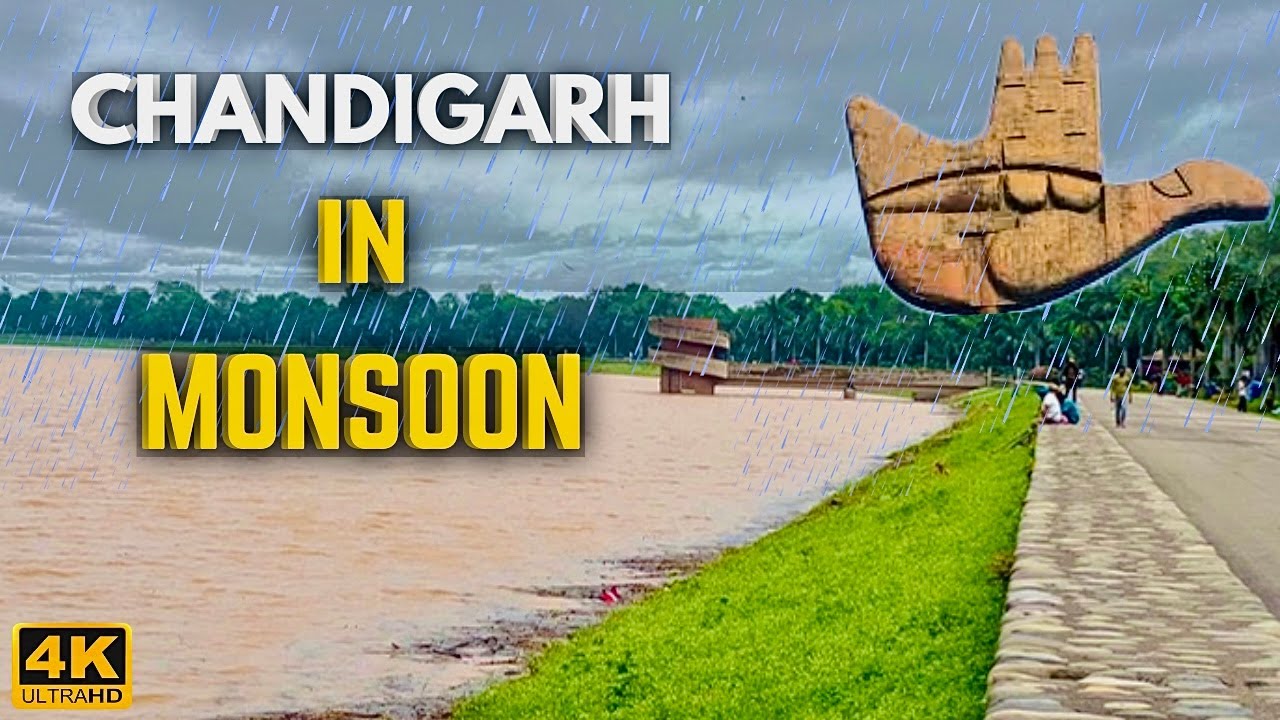 Chandigarh in Monsoon🌧️| 4K ULTRA HD | Amazing Nature & Most Beautiful Scenes 2025 | Nomadic Paras