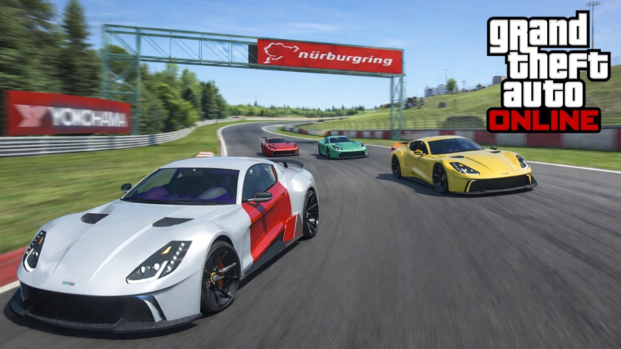 Nurburgring de temu en GTA 5! más un Fail..