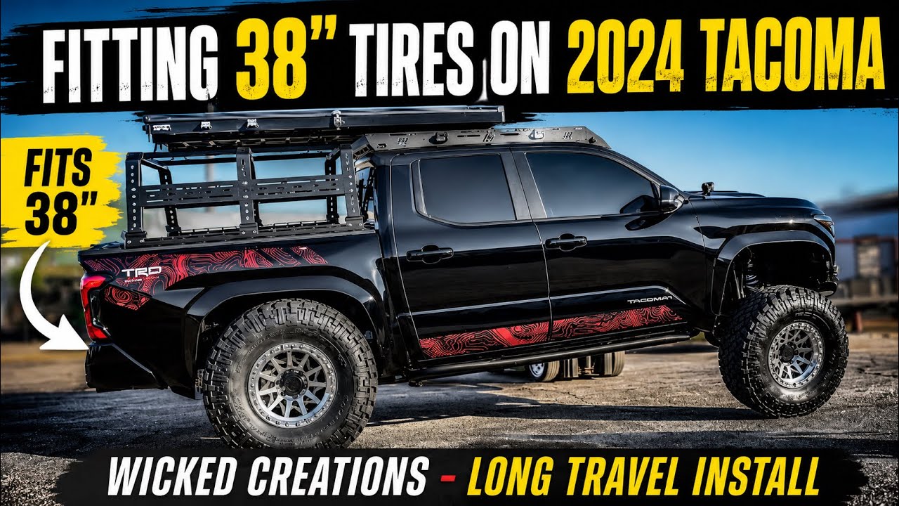 Wicked creations 2024 Tacoma Long travel kit FULL INSTALLATION  