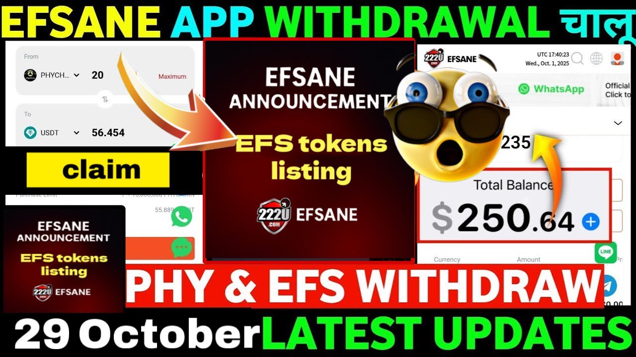 Efsane Airdrop new update || Efsane Airdrop listing date || Efsane Airdrop listing Update 👌