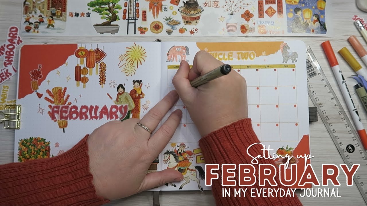 2026 February Everyday Journal setup