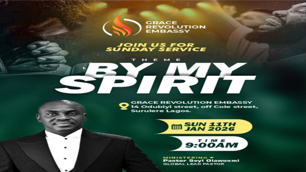 SUNDAY SERVICE  | THEME: BY MY SPIRIT | PST. SEYI OLAWUNMI