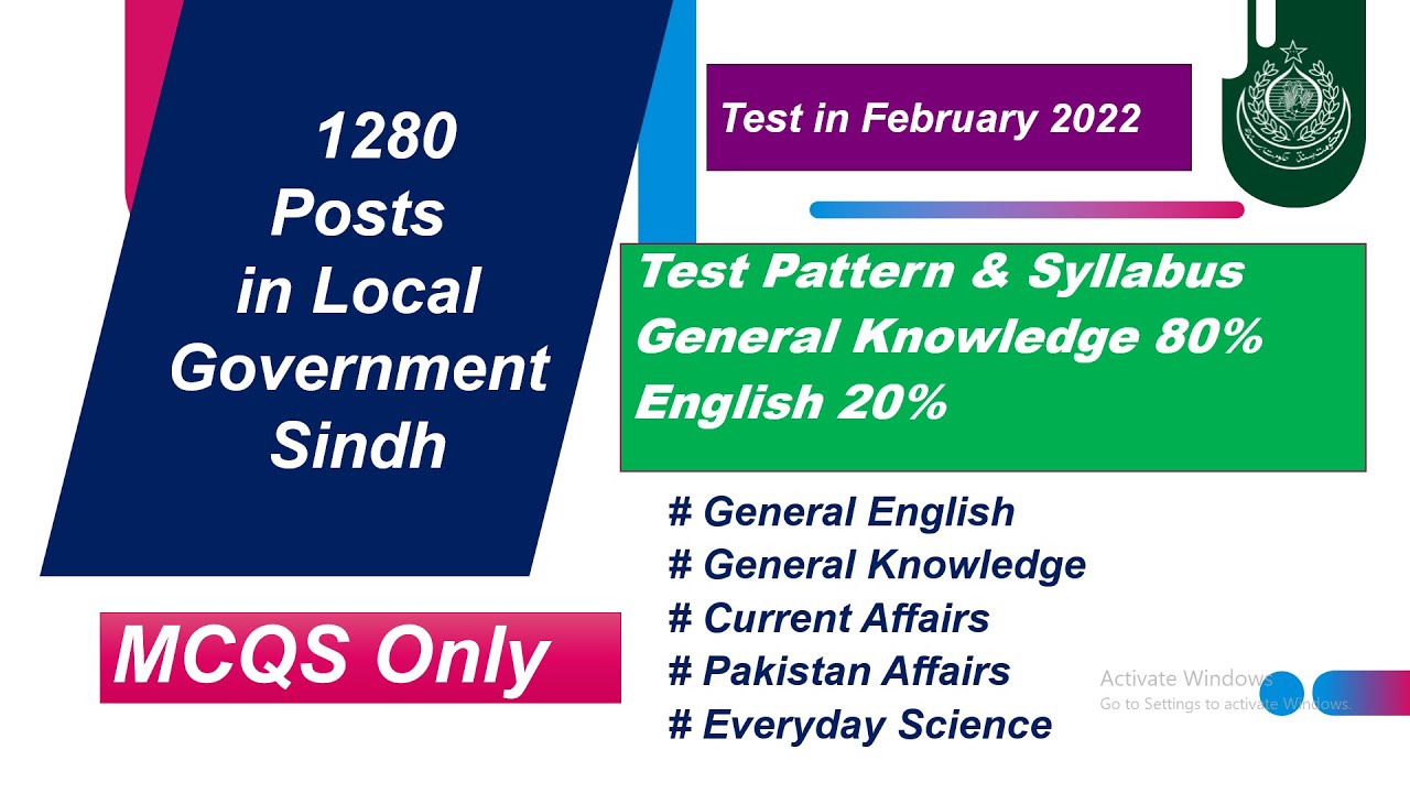 Local Government Jobs | Sindh Local Government Jobs||