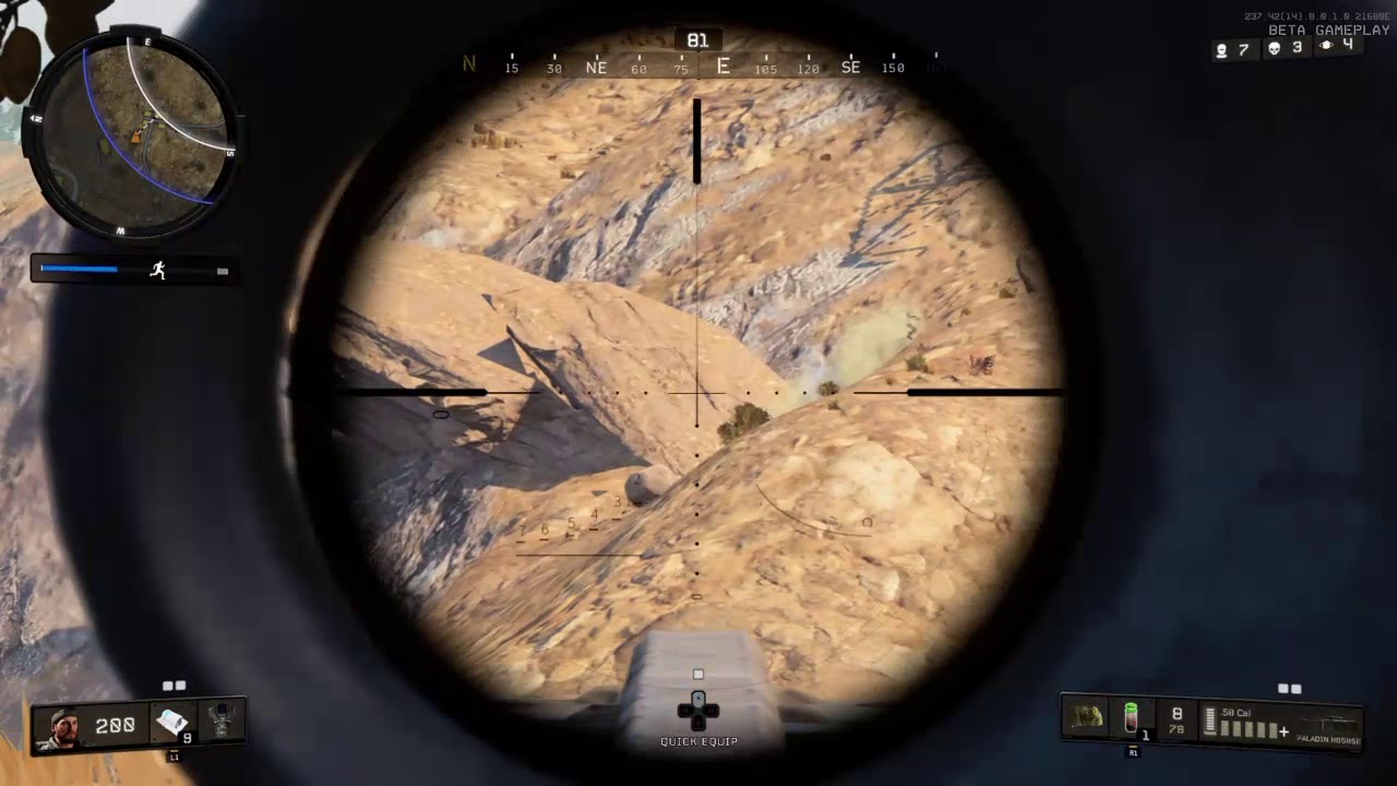 Blackout. My longest snipe. 237m.