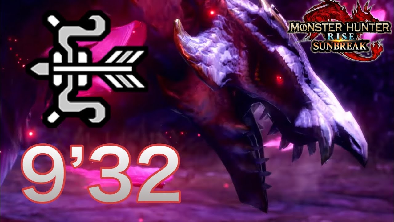 【MHR:SB DEMO Switch Ver.】メル•ゼナ TA 弓 ソロ 9’32/Malzeno Bow solo